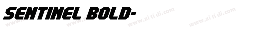 Sentinel Bold字体转换